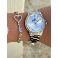 Daniel Klein DK.FT.1.373 Daniel Klein Çelik Kordon 30 mt Suya Dayanıklı Yeni Sezon Şık Tasarım Bayan Kol Saati