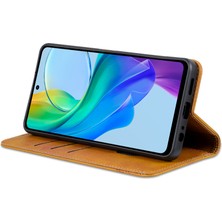 Xshop Vivo Y36 4g 5g Pu Deri Cüzdan Kılıfı Flip Folio Görüntüleme Stand Telefon Kapağı (Yurt Dışından)