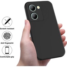 Xshop Vivo Y36 4g Yumuşak Astar Sıvı Silikon Telefon Kapağı Strap ile Anti Dust Anti Cep Telefon Kılıfı (Yurt Dışından)