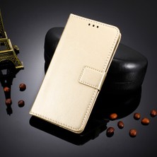 Xshop Vivo Y36 4g / Y36 5g Tpu + Pu Deri Kılıf Çılgın At Doku Cüzdan Cep Telefonu Stand Kapağı (Yurt Dışından)