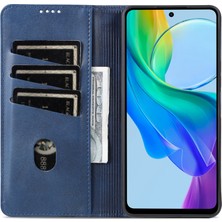 Xshop Vivo Y36 4g 5g Pu Deri Cüzdan Kılıfı Flip Folio Görüntüleme Stand Telefon Kapağı (Yurt Dışından)