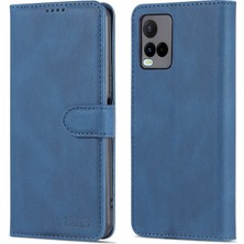 Xshop Pu Deri Flip Cüzdan Standı Vivo Y21/Y21S/Y33S Için Iyi Korunmuş Telefon Kabuğu (Yurt Dışından)