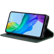 Xshop Vivo Y36 4g 5g Pu Deri Cüzdan Kılıfı Flip Folio Görüntüleme Stand Telefon Kapağı (Yurt Dışından)