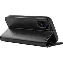 Xshop Vivo Y16 4g Için Pu Deri Standlı Telefon Kılıfı, Crazy Horse Doku Folio Flip Katlanabilir Standı Cüzdan Kapağı (Yurt Dışından)