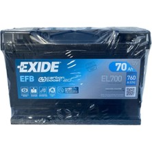 Exide Efb 70AH Akü EL700