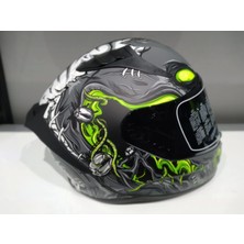 MTS Kask Mts Pro 801 Zombi Güneş Gözlüklü Grey/whıte/yellow