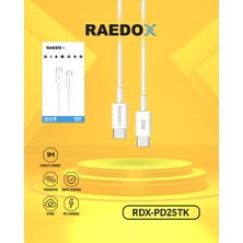 Raedox PD25TK  25W Pd Type-C Kablo