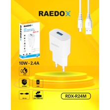 Raedox 10W 2.4A Micro Duvar Şarjı