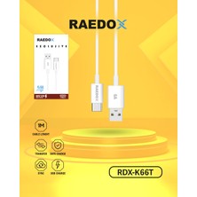 Raedox K66T USB To Type-C 6A Kablo