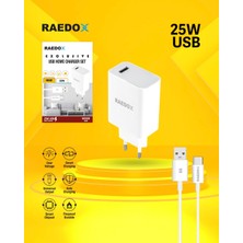 Raedox Q25T 25W USB Type-C Quick Şarj Seti