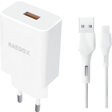 Raedox 18W 3.4A Type-C  Duvar Şarjı