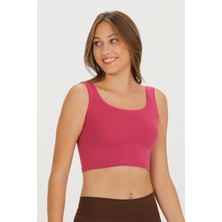 Sensu Kadın Kalın Askılı Crop Büstiyer - CROP130