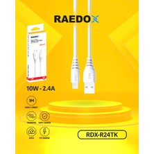 Raedox USB To Type-C 10W 2.4A Hızlı Kablo