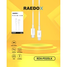 Raedox PD20LK 3.0A 20W  Type-C To Lıghtnıng Kablo