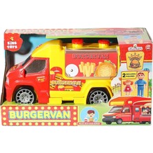 King Toys Burgervan Oyuncak Araba - Menünüzü Oluşturun, Eğlenceli Vakit Geçerin