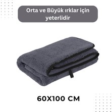 Oya Pet 5'li Set Kuaför Havlusu, Hızlı Kuruyan ve Koku Yapmayan Mikrofiber, 60X100 cm