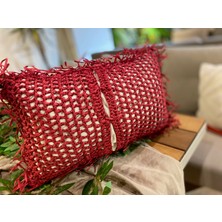 Kumbahçe Design Kırlent Kırmızı