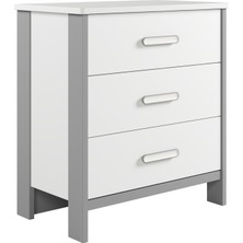 Meltem Kids Cozy Gri Çocuk Odası Şifonyer