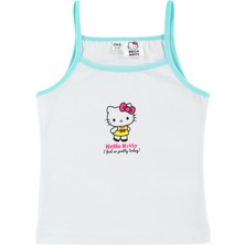 Hello Kitty Kız Çocuk 2'li Atlet Set 2-10 Yaş Beyaz