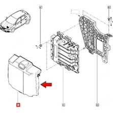 Otozet Renault Talisman Enjeksiyon Beyin Muhafaza Kapağı 237065517R