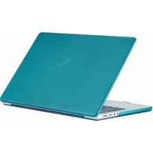 Hk Teknoloji Macbook Pro 13 Inç A2686 M2 Işlemcili Koruma Karbon Kılıfı Uyumlu Hardcase Kapak