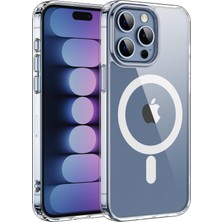 Mobyte Apple iPhone 15 Pro Şeffaf Magsafe Kılıf