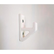 Internos Design 6'lı Sade ve Dayanıklı Kanca Şeklinde Askı