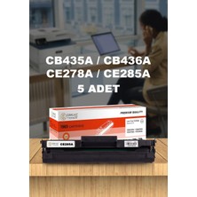  Hp Laserjet P1102, M1132, M1217NFW / CE285A Siyah Uyumlu Muadil Toner 5 Adet