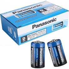Panasonıc R20BE/2PS Manganez Büyük D Boy 24'lü Pil (Paket Fıyatı)