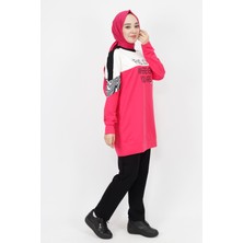 Coolest Butik 71114 2 Ip Kumaş Yazı ve Taş Detaylı Ikili Takım