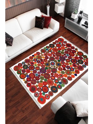 Homier Collection Homier WestaYıkanabilir Kaymaz Taban Kilim ve Yolluk H-PW-8051A