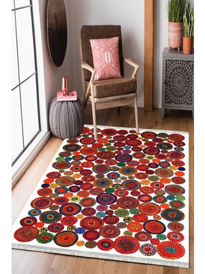 Homier Collection Homier WestaYıkanabilir Kaymaz Taban Kilim ve Yolluk H-PW-8051A