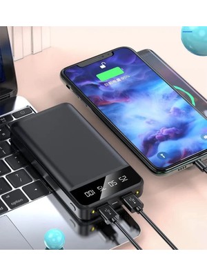 MTD Store Power Bank 30000 Mah Harici Pil, Taşınabilir Şarj Cihazı