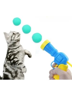 Peluş Top Atan İnteraktif Kedi Oyuncağı