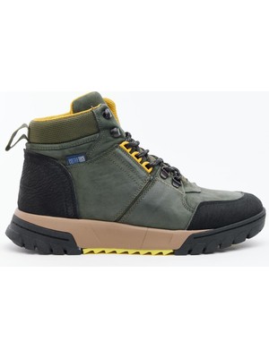 Derinet Bağcıklı Su Geçirmez Hakiki Deri Erkek Bot