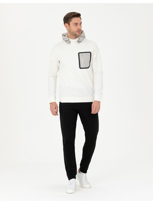 Pierre Cardin Erkek Ekru Regular Fit Sweatshirt 50273407-VR019