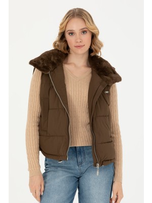 U.S. Polo Assn. Kadın Coconut Yelek (Dokuma) 50271166-VR153