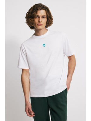 Babokah Mini Nakışlı Comfort Fit T-Shirt