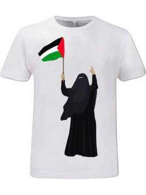 Çerçi Bazaar Filistin Baskılı T-Shirt