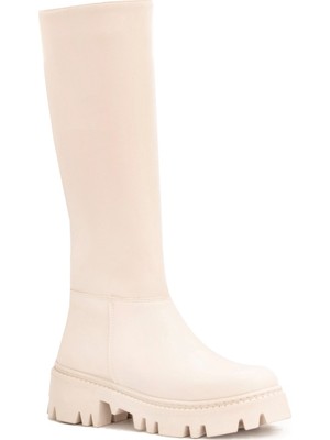 Gedikpaşalı Bty 1417 Bej Bayan Çizme Çizme