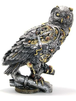 KENPAZAR Trend Bi Dünya Polyester Baykuş Figürü Biblo