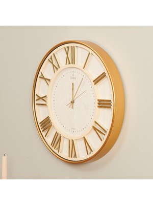 Galaxy Duvar Saati - Beyaz - 43 cm