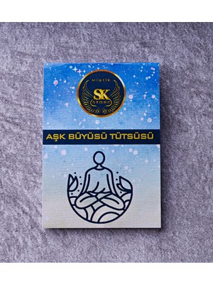 Mistik Sk Mistik Çubuk Tütsü Aşk Büyüsü Tütsüsü 10'lu Paket Meditasyon, Yoga, Dua, Ritüel