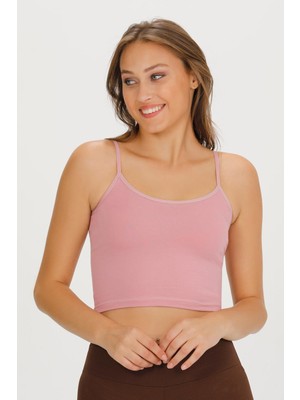 Sensu Kadın Ip Askılı Pamuklu Crop Büstiyer  -  BST1015