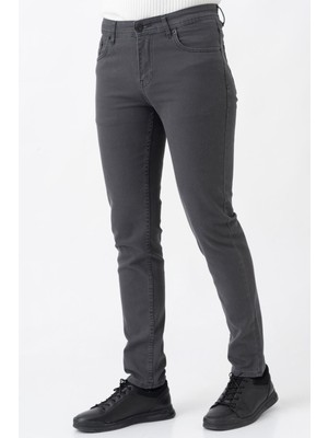 White Stone Cúcuta J2406 Normal Fit Pamuklu Jean Pantolon Antrasit