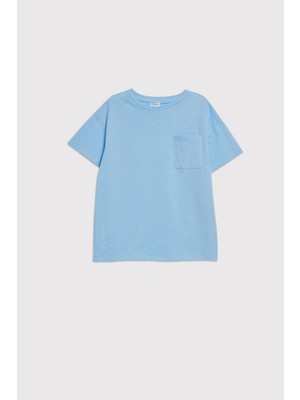 Babokah(Kids Boy) Cepli Flamlı Comfort Fit Organik pamuk T-shirt