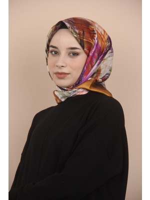 Levidor Mor 3323 Twill Ipek Eşarp Mor