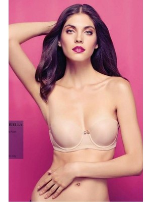 Golshan Bonitas Gabriella Balconette Foam Cup Bra Skin 128-028