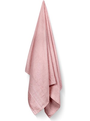 Bluenity Doğal Pamuklu 2'li Banyo Havlusu Soft Rare 90 x 150 + 50 x 90 Pembe