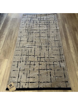 Hoom Rugs Bej Çizgisel Desenli Kilim - Dekoratif Kilim Modelleri - Hoom Rugs Prestij Eko 119